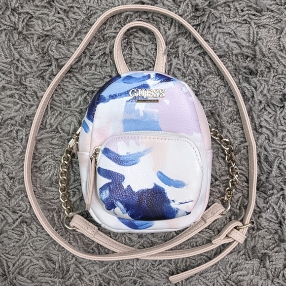 Guess Mini Backpack Crossbody Purse 